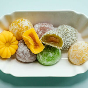 A plate full of flavored Candies - Image