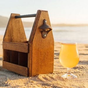 Brown Wooden Box on Beach - Image
