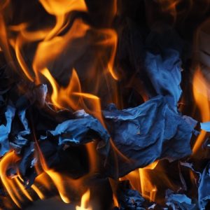 Burning Paper - Image