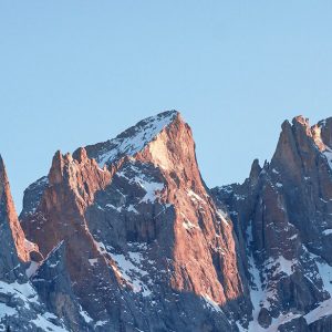Rocky Mountain with Snow - Image