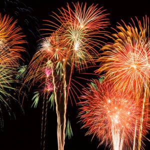 Diwali Fireworks at Night - Image