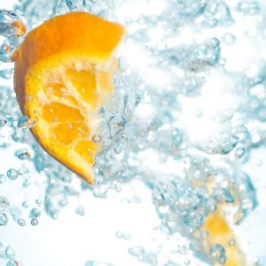 Orange Slice in Water - Image