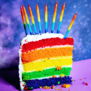 Rainbow cake - Image