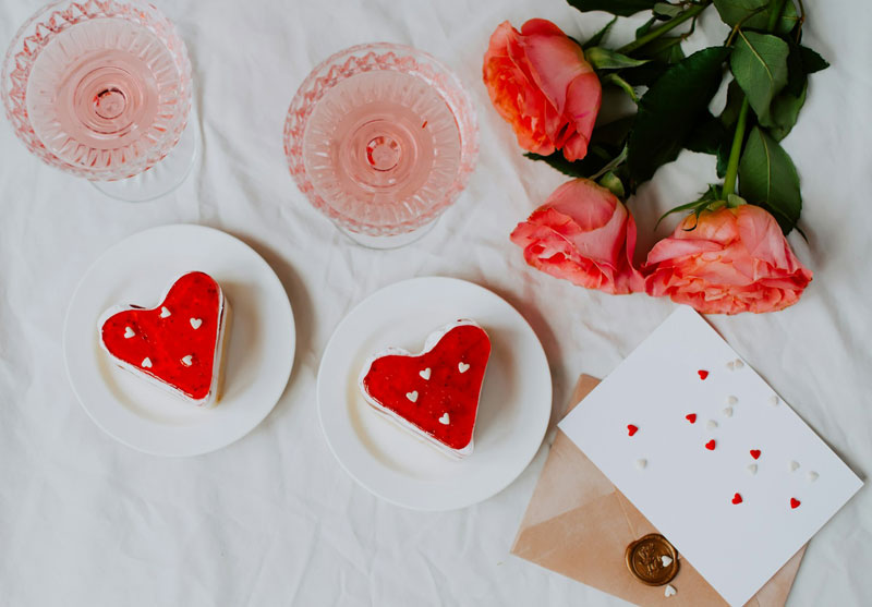 Roses on a white surface Image
