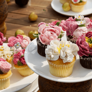 Flower Cupcakes - Image