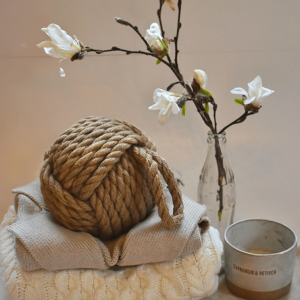 Jute Rope with Flowers - Image
