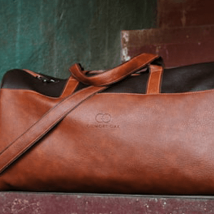 Leather Duffel Bag - Image