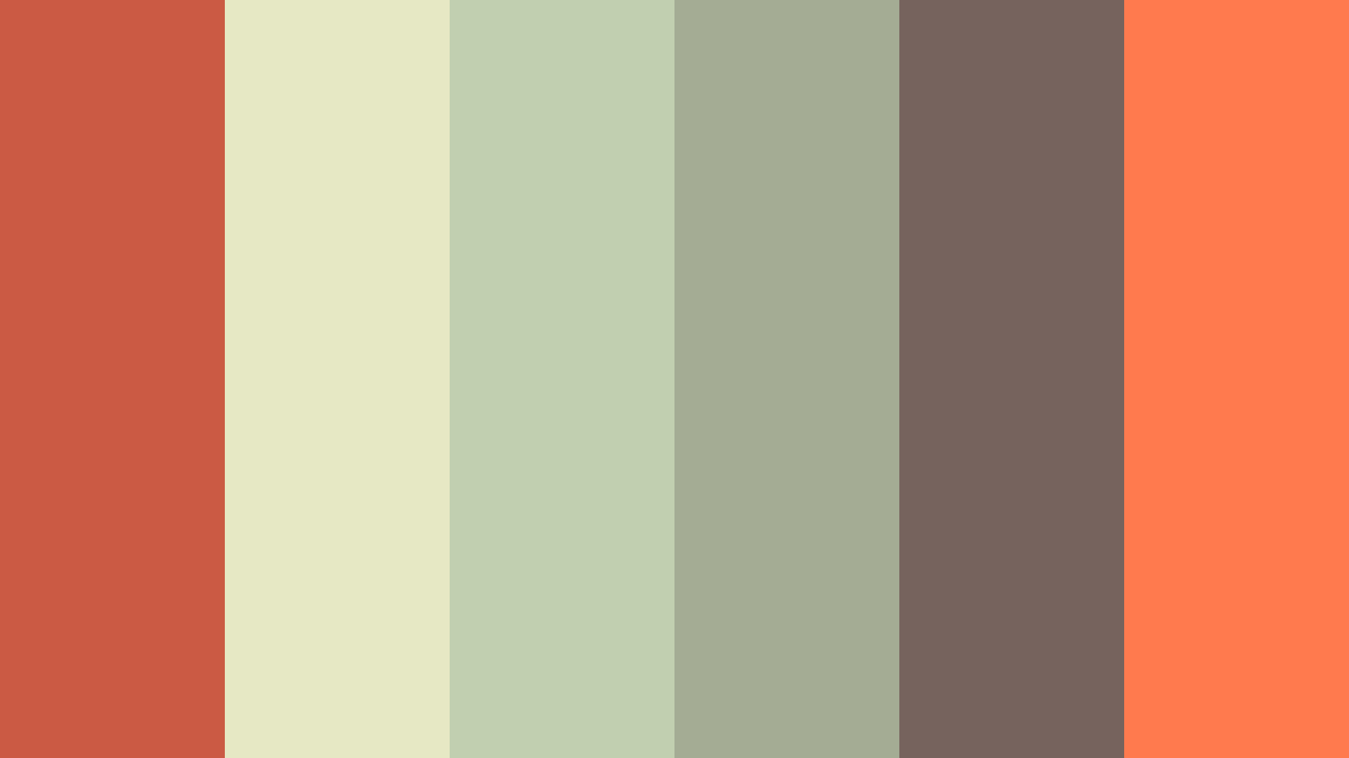 Vintage Coral Color Palette - Wallpaper